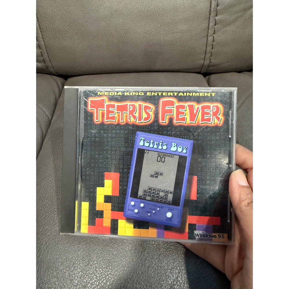 Tetris Fever Media King Entertainment Windows 95 PC CD-ROM Puzzle Game 1998